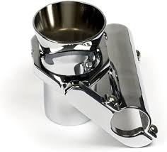 Whitecap S-1936CBLUE Fishing Gimbal Chrome Plated Brass Fits 1"