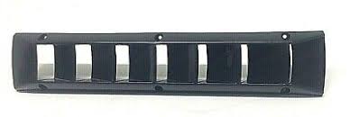 Whitecap 3495B Ventilación con rejilla 3-1/2" X 17-3/4" Negro