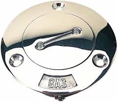 Sea-Dog Stainless Deck Fill Gas 1-1/2" Pipe 3-7/16"Od