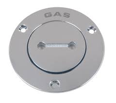 Perko 0528G09CHR Deck Plate 2" Gas