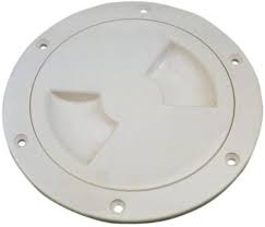 Sea-Dog Inspection Port 5" Screw-Out, White