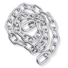 Whitecap S-1573 Cadena de anclaje, eslabón de 1/4" x 5' Lo, acero inoxidable 316 resistente, no empaquetado