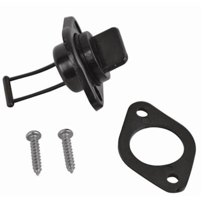 Attwood 17211-3 3/4" Plastic Drain Plug and Receiver Kit