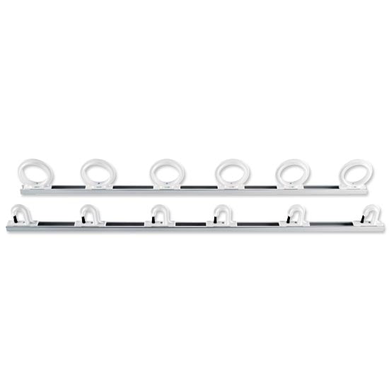 Rod Racks For 2 Inch Receiver Du-Bro Trac-A-Rod Fishing Rod Rack – 2ft & 4ft, Holds 6–12 Rods, Silve ...