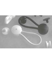 Stayput Fasteners - White Two Complete Sets