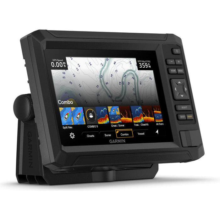 Garmin 010-02593-01 Echomap™ 7" UHD2 72CV Chartplotter/Sonar, w/GT20-TM Transducer & Worldwide Basemap