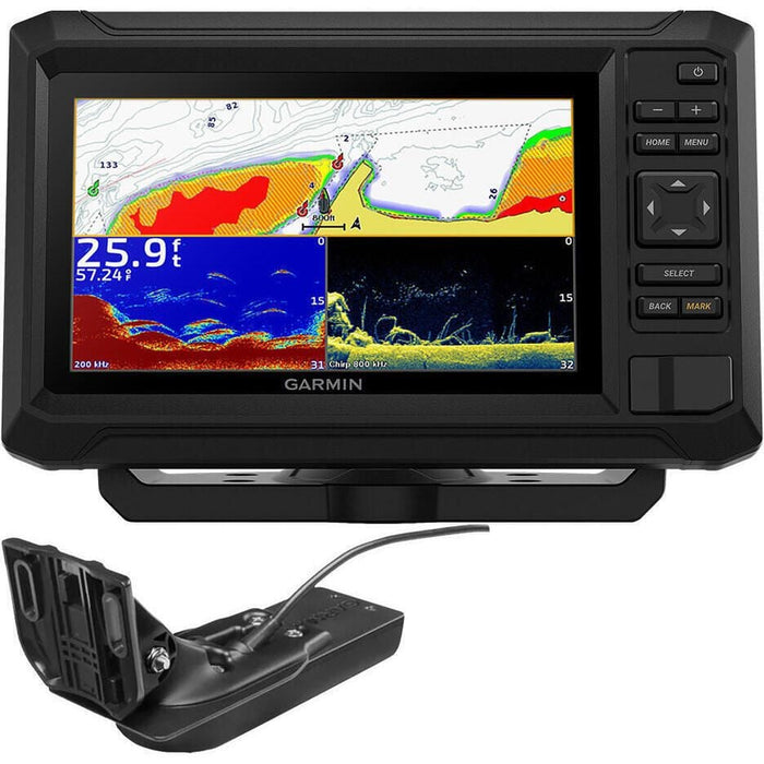 Garmin 010-02593-01 Echomap™ 7" UHD2 72CV Chartplotter/Sonar, w/GT20-TM Transducer & Worldwide Basemap