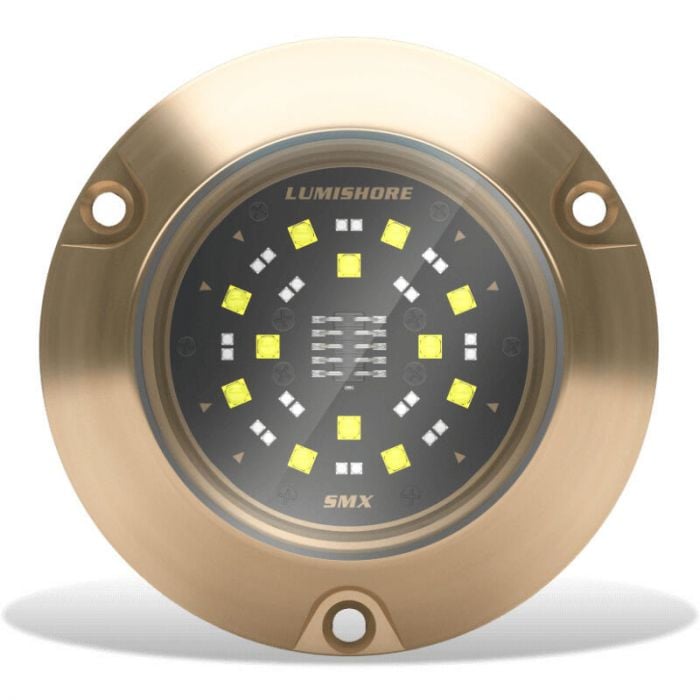 Lumishore 010-04505-00 ECLIPSE SMX54 Single Surface Mount Underwater Light, Blue/White