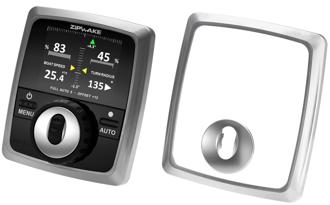 Zipwake 2011281 CP ALU FRAME Brushed Aluminum Control Panel Conversion Kit — product view