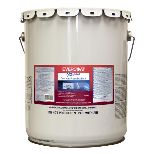 Fibre Glass-Evercoat 100519 Boat Yard Resin 5 Gl w/Wax