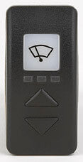 Exalto Ct42 Compact, Full-Function Electronic | Wiper Control Switch for Two Wipers, 12/24V