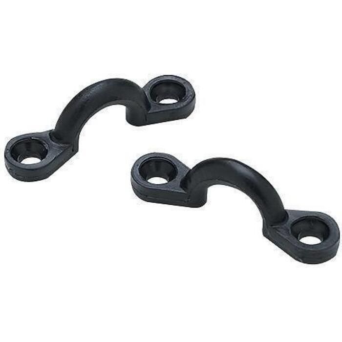 Seachoice 28881 Black Nylon Eye Strap, 4/Card