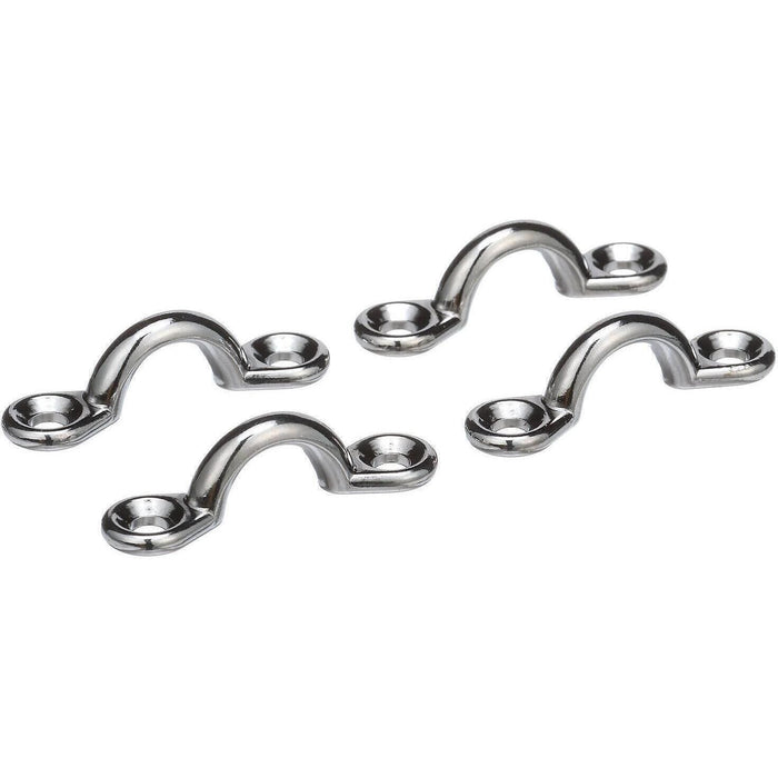 Seachoice 28831 Chrome Plated Zinc Eye Straps 1-7/8" L x 3/8" ID Eye (4 Per, Pack0