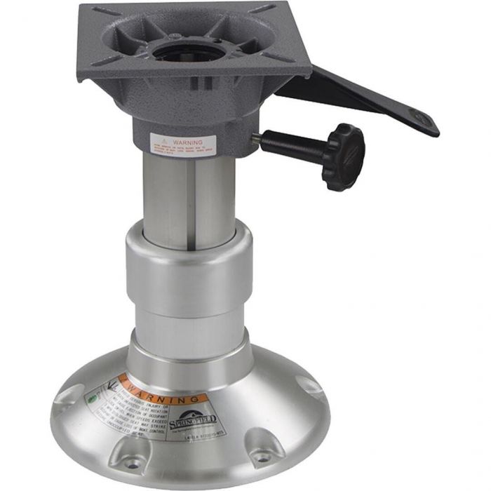 Springfield 1080136-L1 EZ-Ride 12" Shock Absorbing Pedestal Package w/Trac-Lock, Swivel