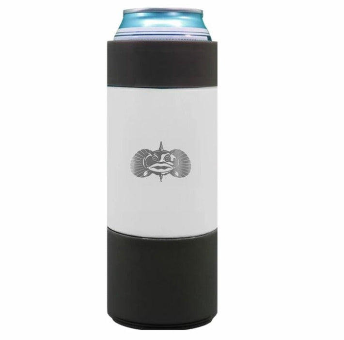 Toadfish Slim Can Cooler White