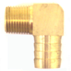 Barr Hose Fitting 1/2"MNPT X 3/4" 90 Degree Hose