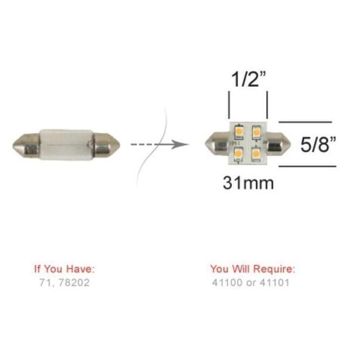 Scandvik 41101P LED Replacement Bulbs