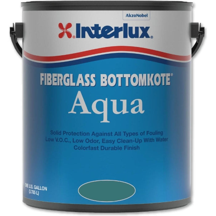 International Paint YBA559/1 Fiberglass Bottomkote Aqua, Green, Gal.