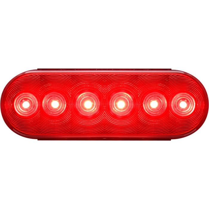 Optronics STL12RBP Fleet Count Waterproof LED Oval Stop & Turn Tail Light