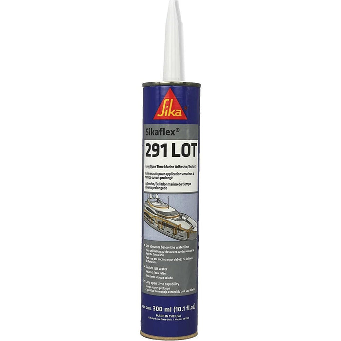 Sika 90929 Sikaflex 291 Lot Marine Polyurethane Adhesive/Sealant, Mahogany, 10.3 oz. cart.