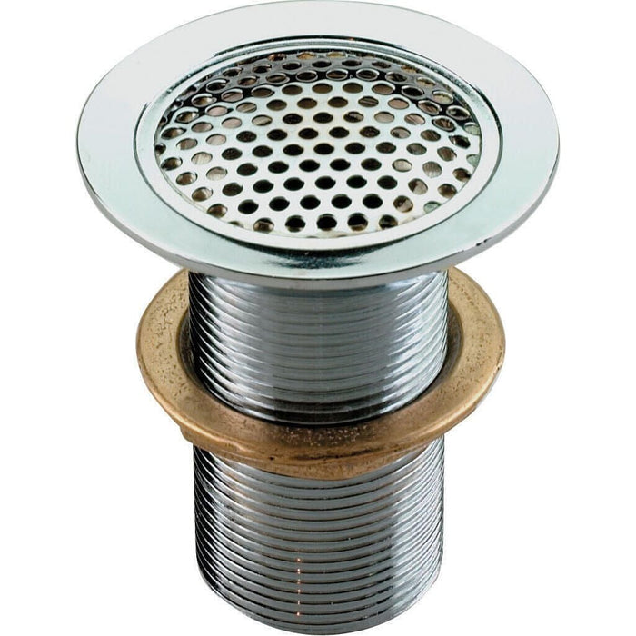 Perko 0361005CHR Flush Mount Drain For 3/4" Pipe, Chrome/Bronze