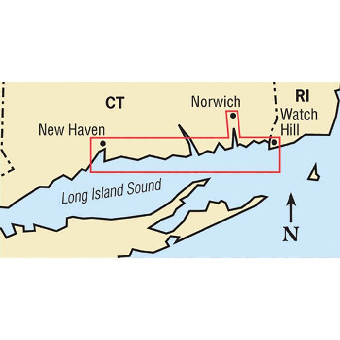 Maptech WPC017-03 | Richardson's Maptech Chart-Fold-Waterproof Watch Hill To New Haven