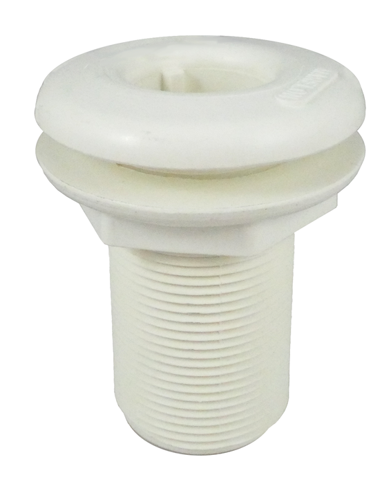 Forespar 906018 CF251 Marelon Full Threaded Mushroom Head Thru Hull w/Nut, White