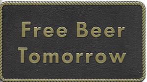 Bernard Engraving Plaque Free Beer SNPLAQ3 3 x 5.5 Inch