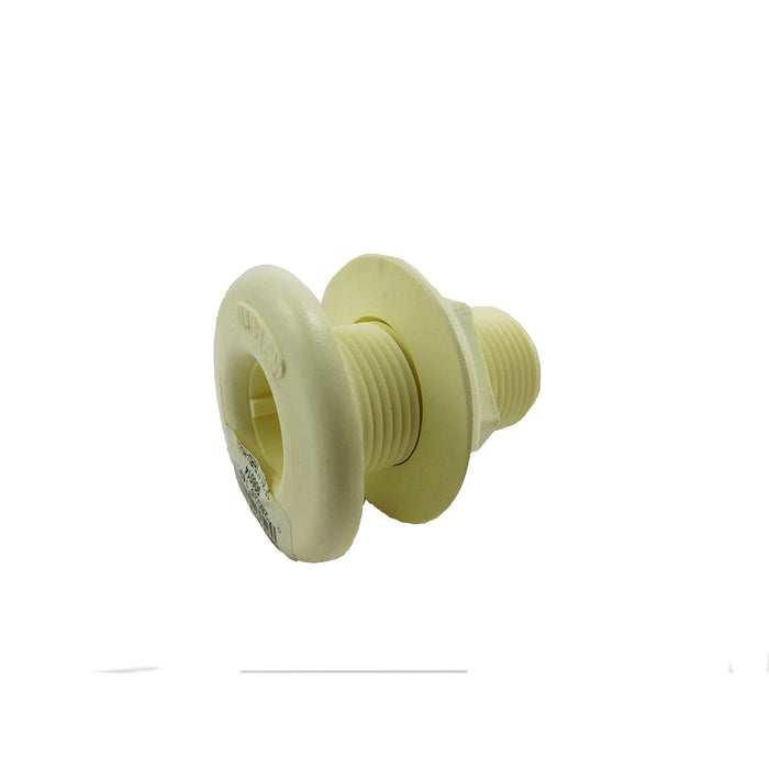 Forespar 906014 CF251 Marelon Full Threaded Mushroom Head Thru Hull w/Nut, White