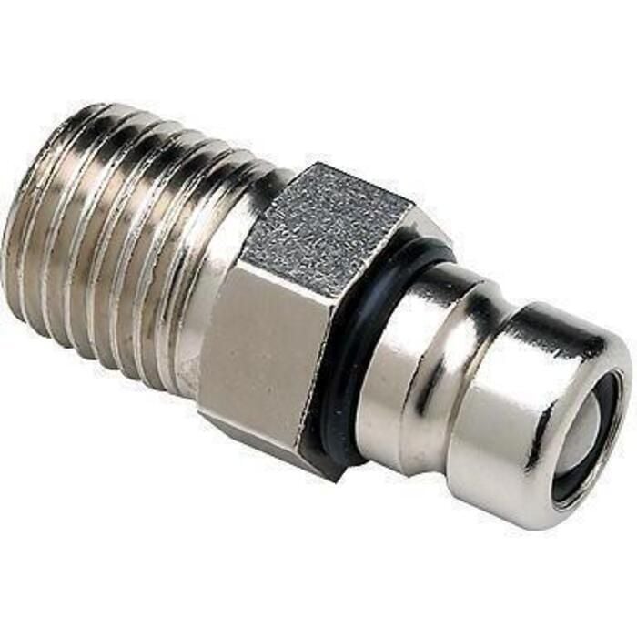 Seachoice 20691 Deluxe Fuel Connector for Chrysler/Force, Chrome Plated Brass Male Tank Fitting 1/4" NPT