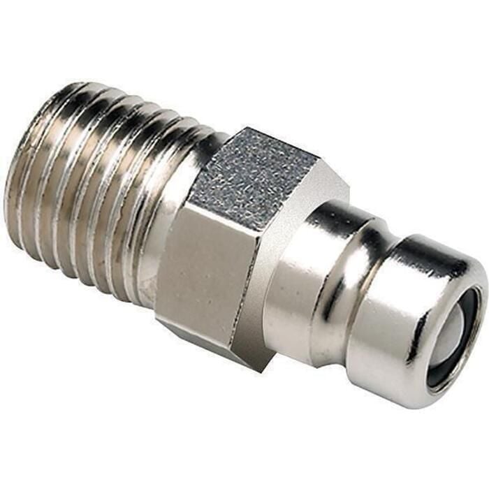 Seachoice 20481 Deluxe Fuel Connector for Honda, Chrome Plated Brass Male Tank Fitting 1/4" NPT