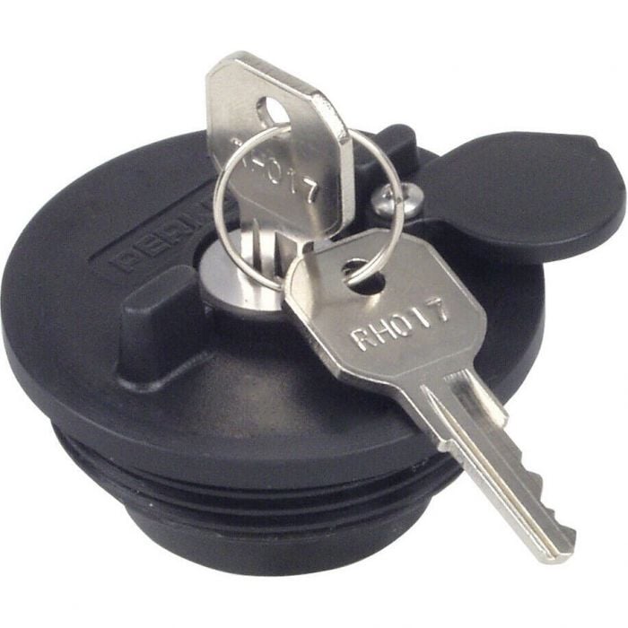 Perko 1324DP0BLK Fuel System Locking Cap f/ 1-1/2" Non-Vented Fills