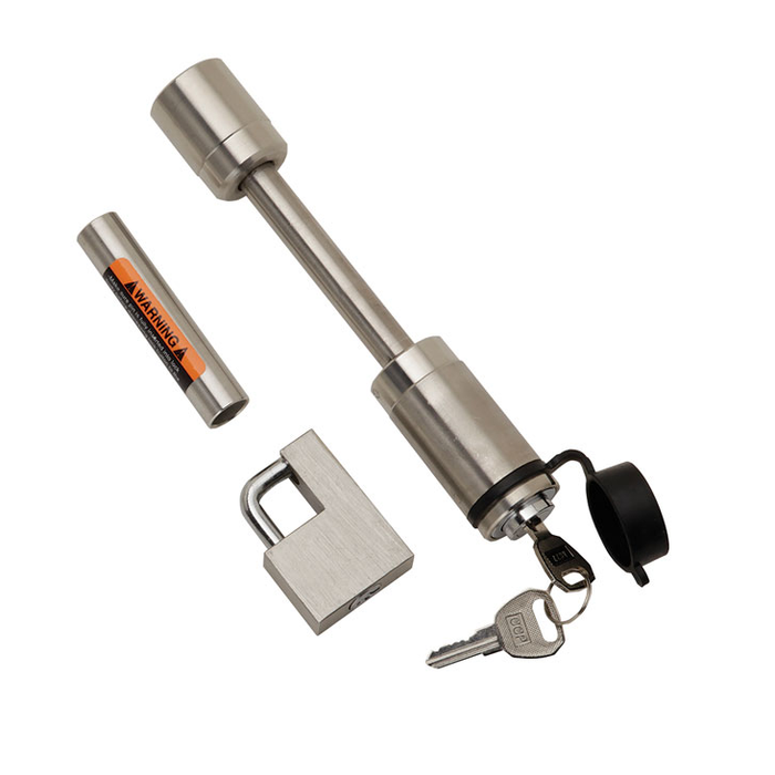 Fulton 580406 Stainless Steel Receiver And Coupler Lock Combo