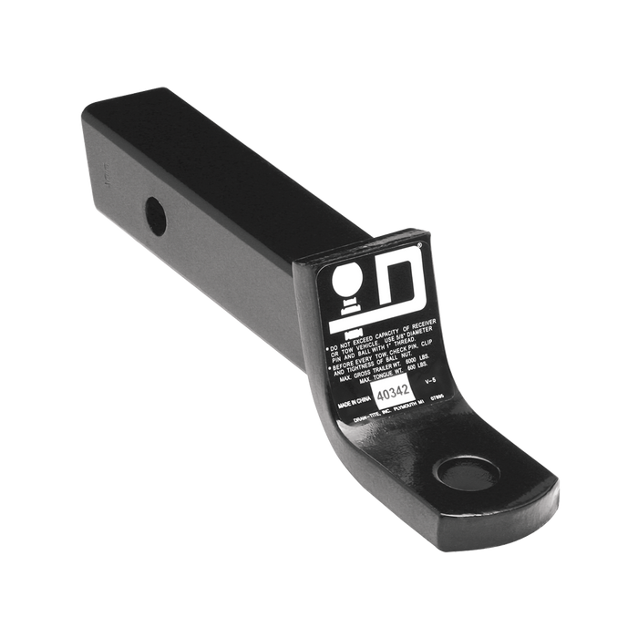Fulton 40342 Draw-Tite Quick-Loading Ball Mount, 2" Drop, Black