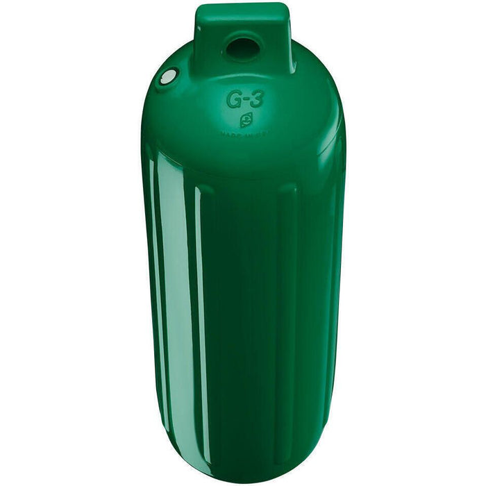 Polyform 73-030-171 Twin Eye G Series Fender, 5.5" x 19", Forest Green