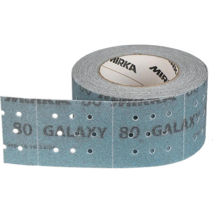 Mirka FY-570-400 Galaxy Dust Free Multi-Fit Grip Discs, 2.75" x 33.5', Grade 400