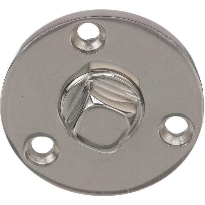 Seachoice 18711 Garboard Drain Plug, SS, Fits 1/2 In. Pipe, Includes Flange & Plug