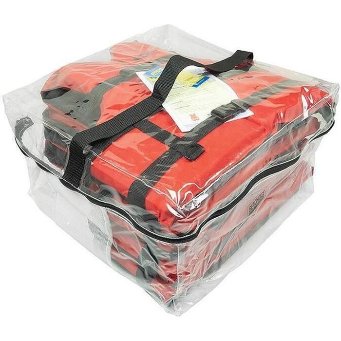 Seachoice 85513-EPE2220AUPK4RED General Purpose Life Vest 4-Pack w/Bag & 4 Red, Vests