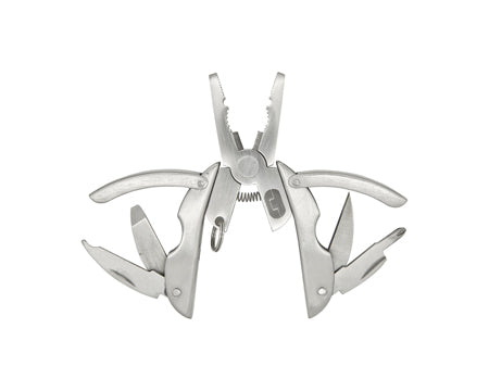 True Utility Scarab 7 in 1 Multi Tool with Folding Handle Design and Keyring Attachment