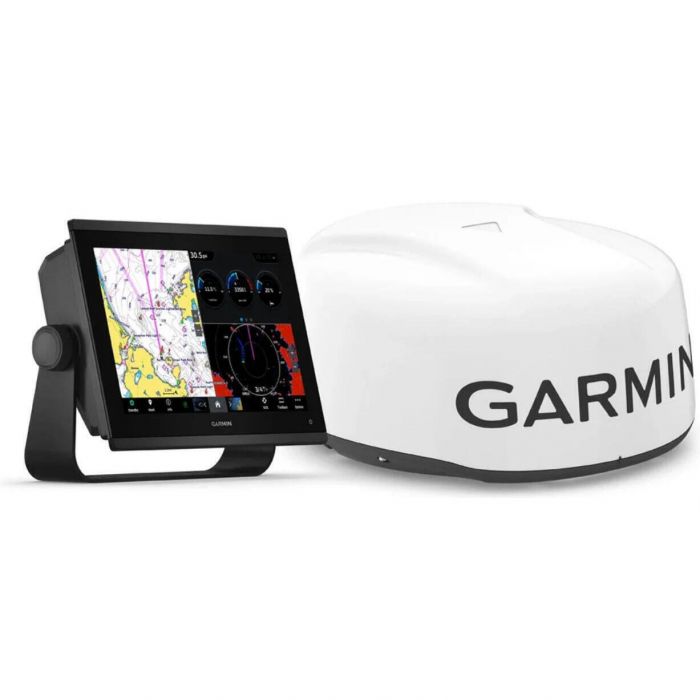 Garmin 010-02367-52 GPSMAP 1223xsv w/ GMR 18 HD3 Radome, 1243 Series GPS/Chartplotter, SideVü, ClearVü, CHIRP Sonar, Basemap