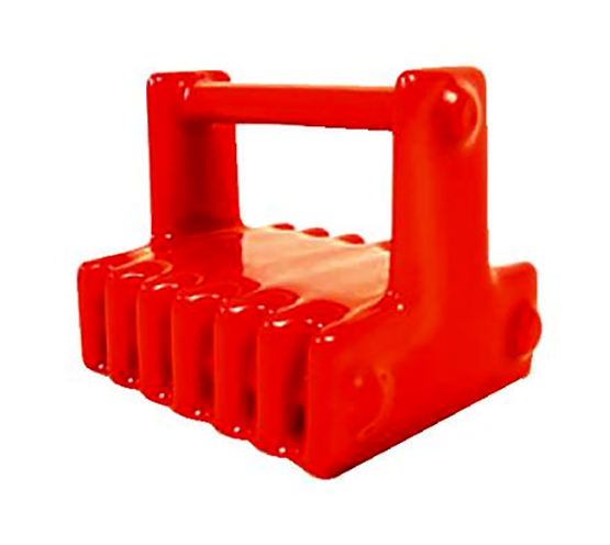 Greenfield Products 7-RD Marine Retrieval Magnet 200 lb. Rating PVC Coated Red