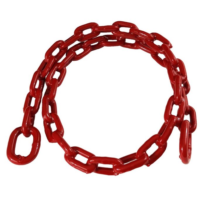 Greenfield Products 2115-RD 1/4" x 4' Anchor Lead Chain Red