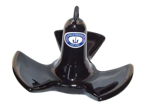 Greenfield Products 516-B Tri-Fluke River Anchor PVC Coated