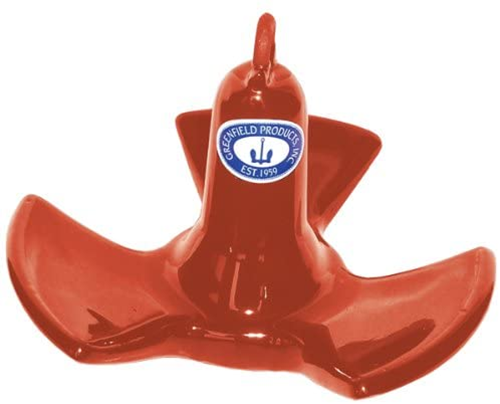 Greenfield Products 516-RD Tri-Fluke River Anchor PVC Coated