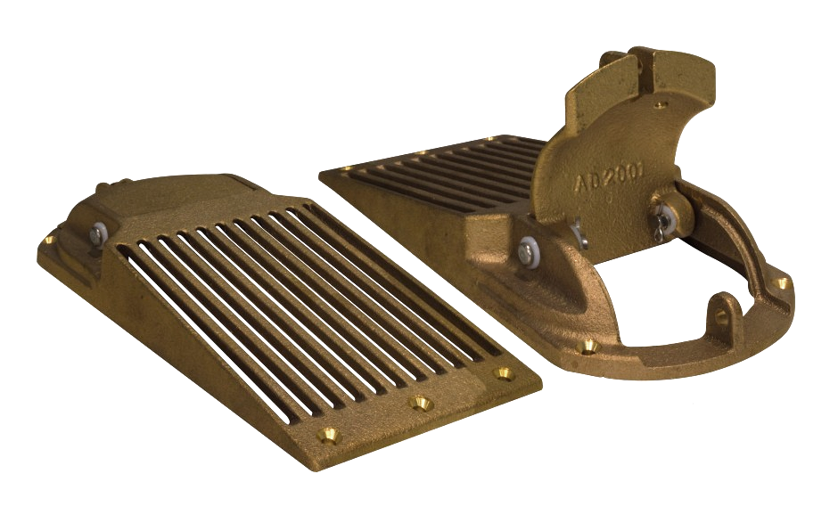 Groco ASC-2000 Bronze Slotted Hull Strainer With Access