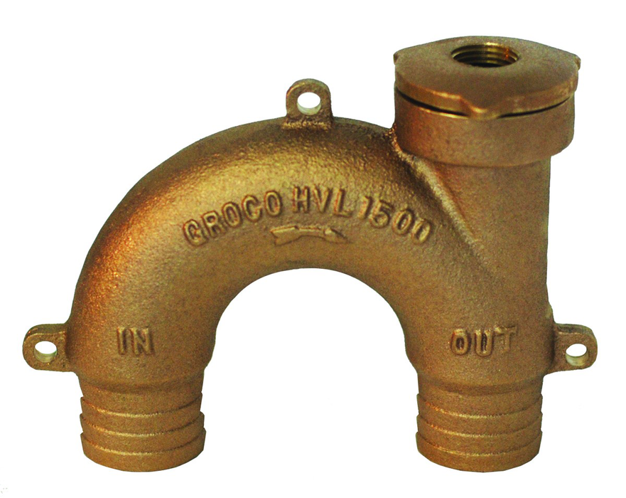 Groco HVL-750 Bronze Vented Loop For Hose