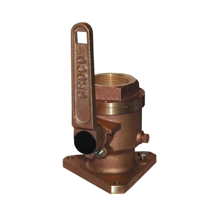 Groco BV-4000 BV Bronze Full-Flow Flanged Ball-Type Seacock