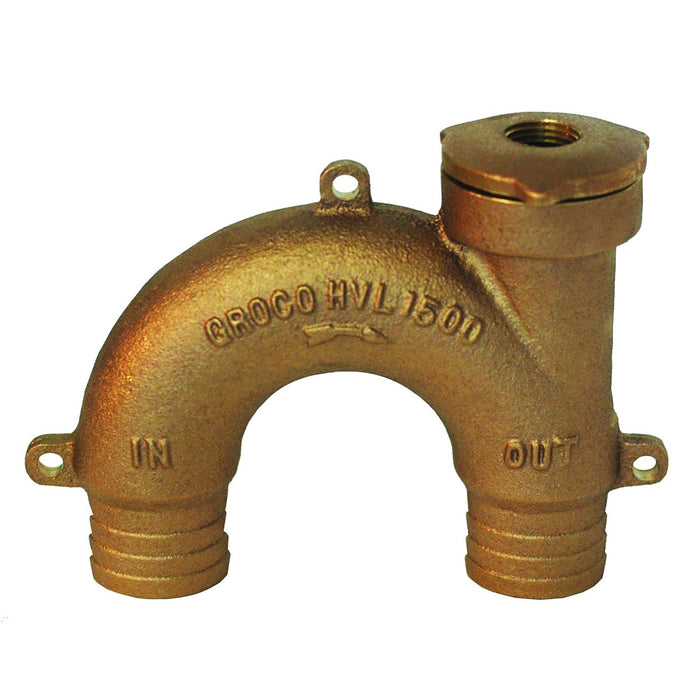 Groco HVL-750 Bronze Vented Loop For Hose