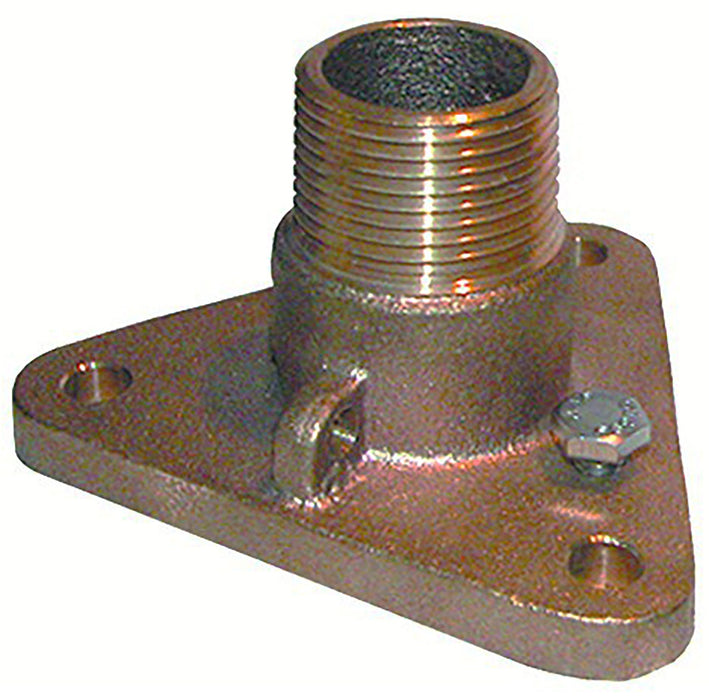 Groco IBVF-2500 IBV-F Bronze Flanged Adaptor for In-line Ball Valve to Thru-Hull