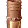 Accesorio recto de tubería a manguera de flujo total de bronce Groco - 3/4" x 1"